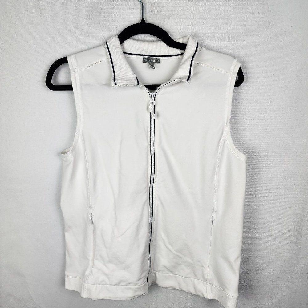 T by Talbots Zip Up Vest M